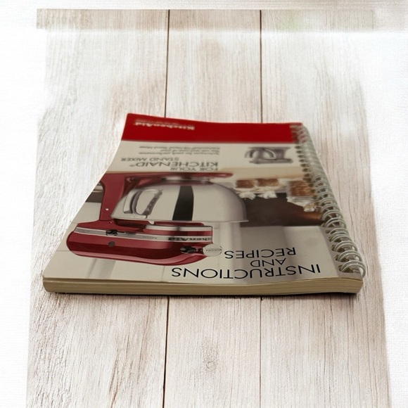 2014 KitchenAid Stand Mixer Spiral Bound Instructions and Recipes Booklet Used. - Picture 3 of 7